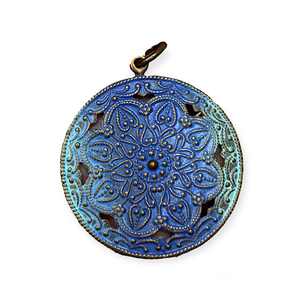 Blue Mandala Pendant